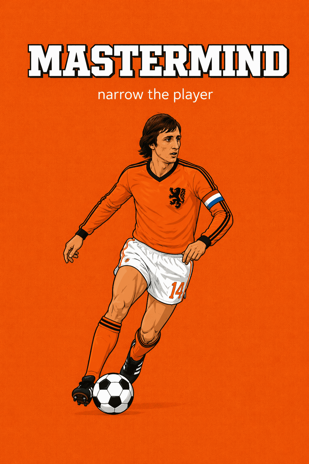 Mastermind menu art featuring a current-season football poster